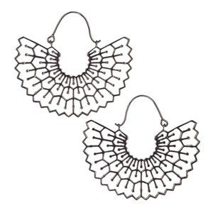 🧿 3 for $33 🧿 Fan Hoop Cutout Earrings